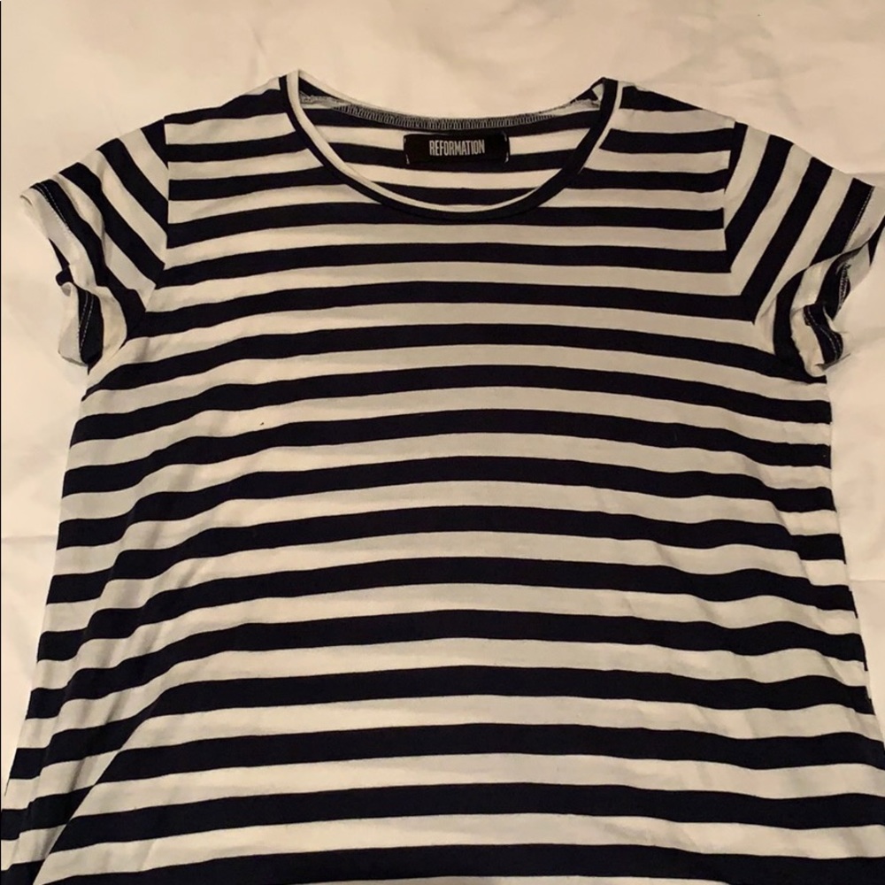 Reformation Striped T-shirt